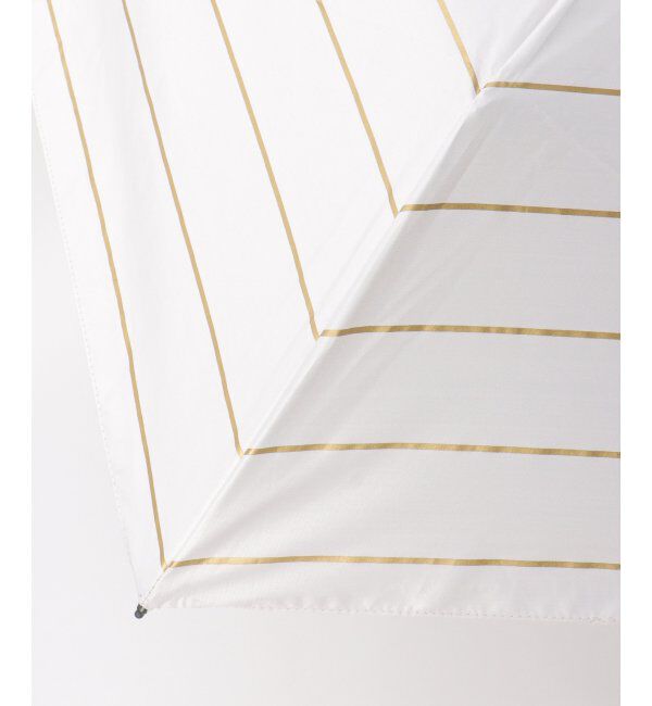 Lbc with Life「ラメボーダー遮光折りたたみ傘」|傘|