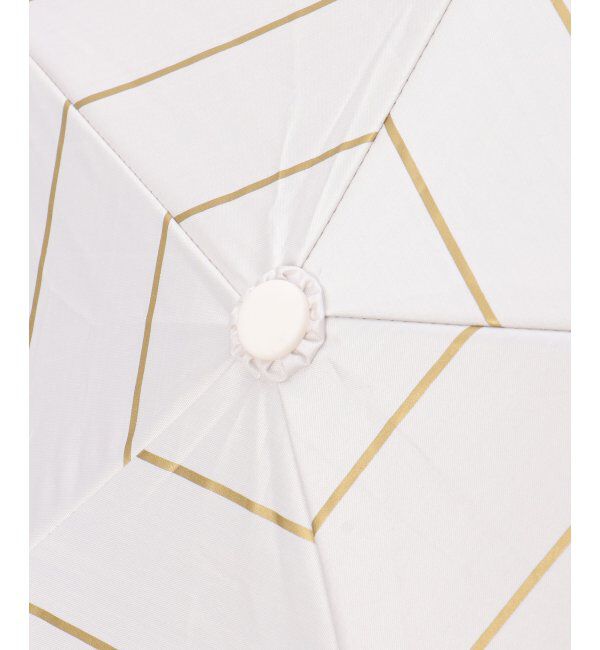 Lbc with Life「ラメボーダー遮光折りたたみ傘」|傘|