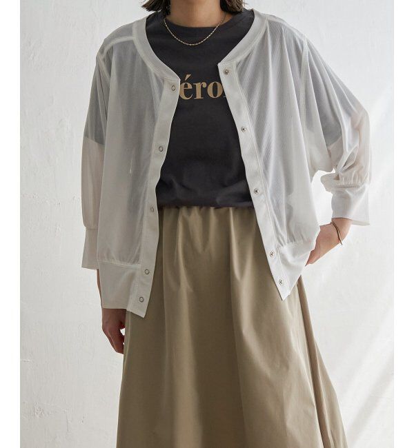 Lbc with Life「シアースナップカーディガン」|カーディガン|