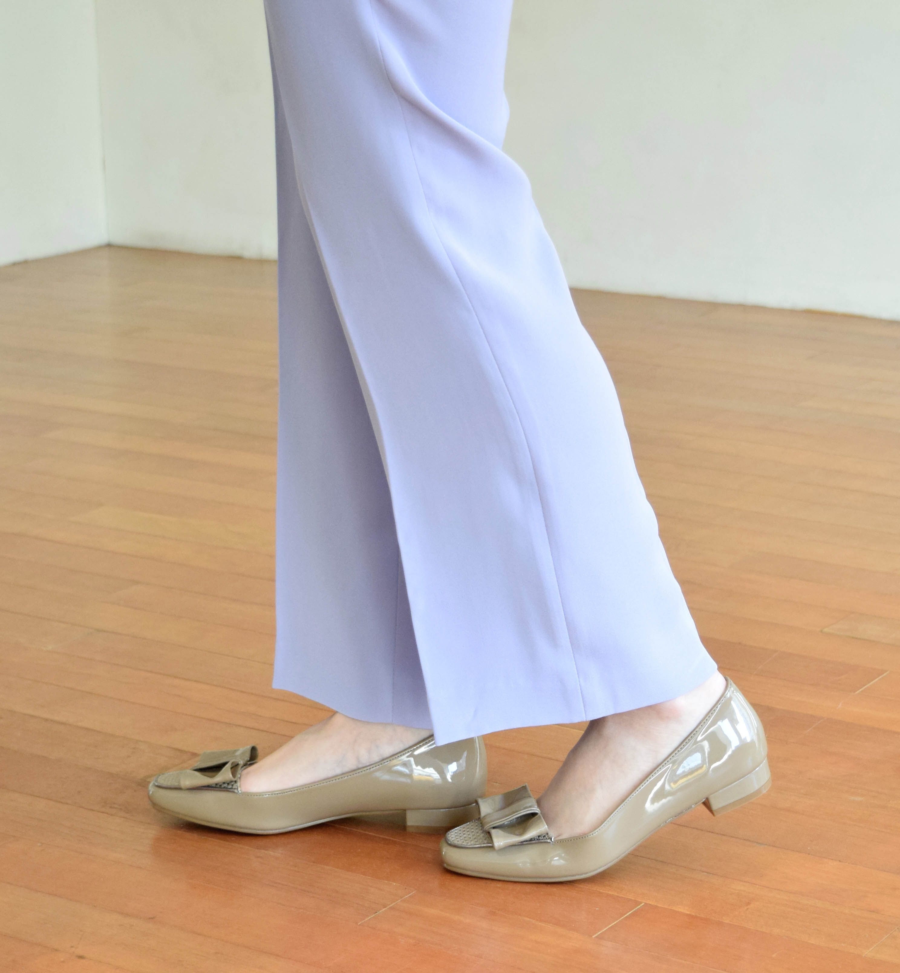 Bridget Birkin「【Bridget Birkin】ラフィアコンビエナメルリボンパンプス」|パンプス|OK/C