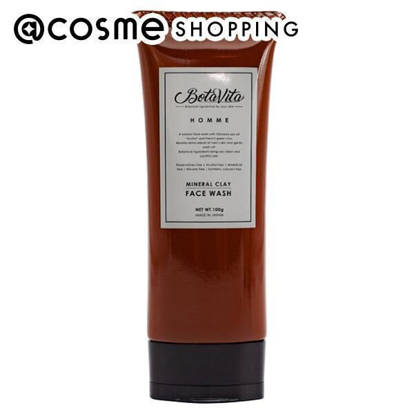  「BotaVita(ボタヴィータ) BotaVita HOMME MINERAL CLAY FACE WASH 本体 (100g)」|洗顔料|その他