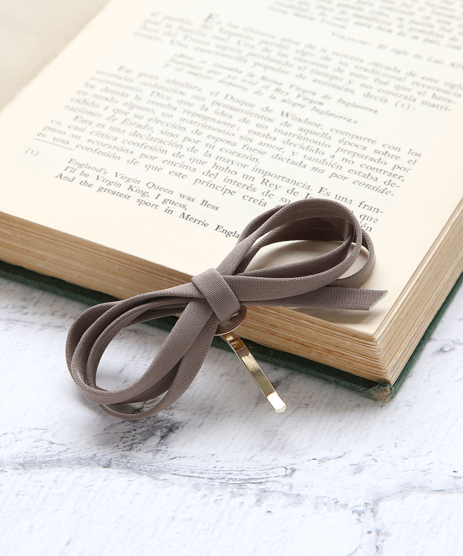 colleca la「重ねリボンヘアカフ/ヘアフック」|その他|ピンク