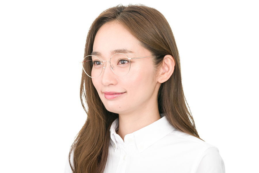  「ボストン型 メガネ｜メタルフレーム ｜Zoff CLASSIC レンズ交換券付き」|メガネ|