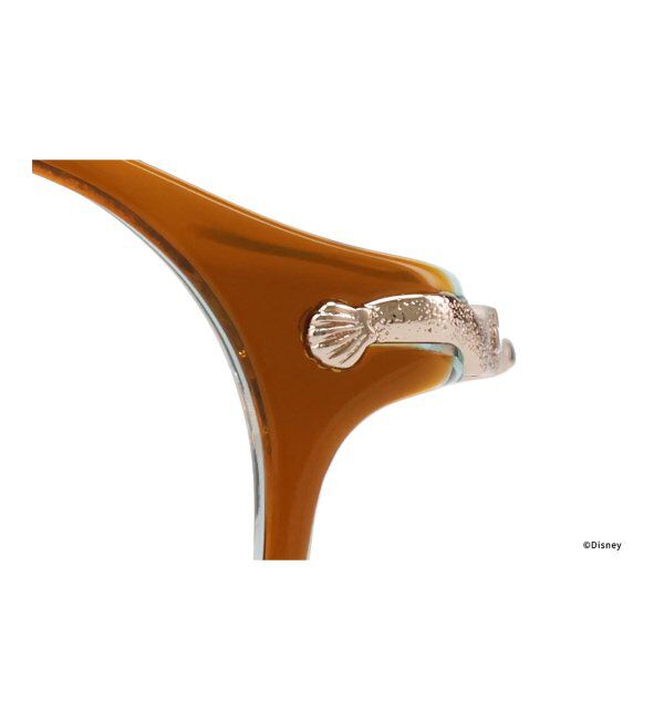  「ボストン型 メガネ Disney PRINCESS アリエル (ドレスアップライン) ディズニープリンセス レンズ交換券付」|メガネ|