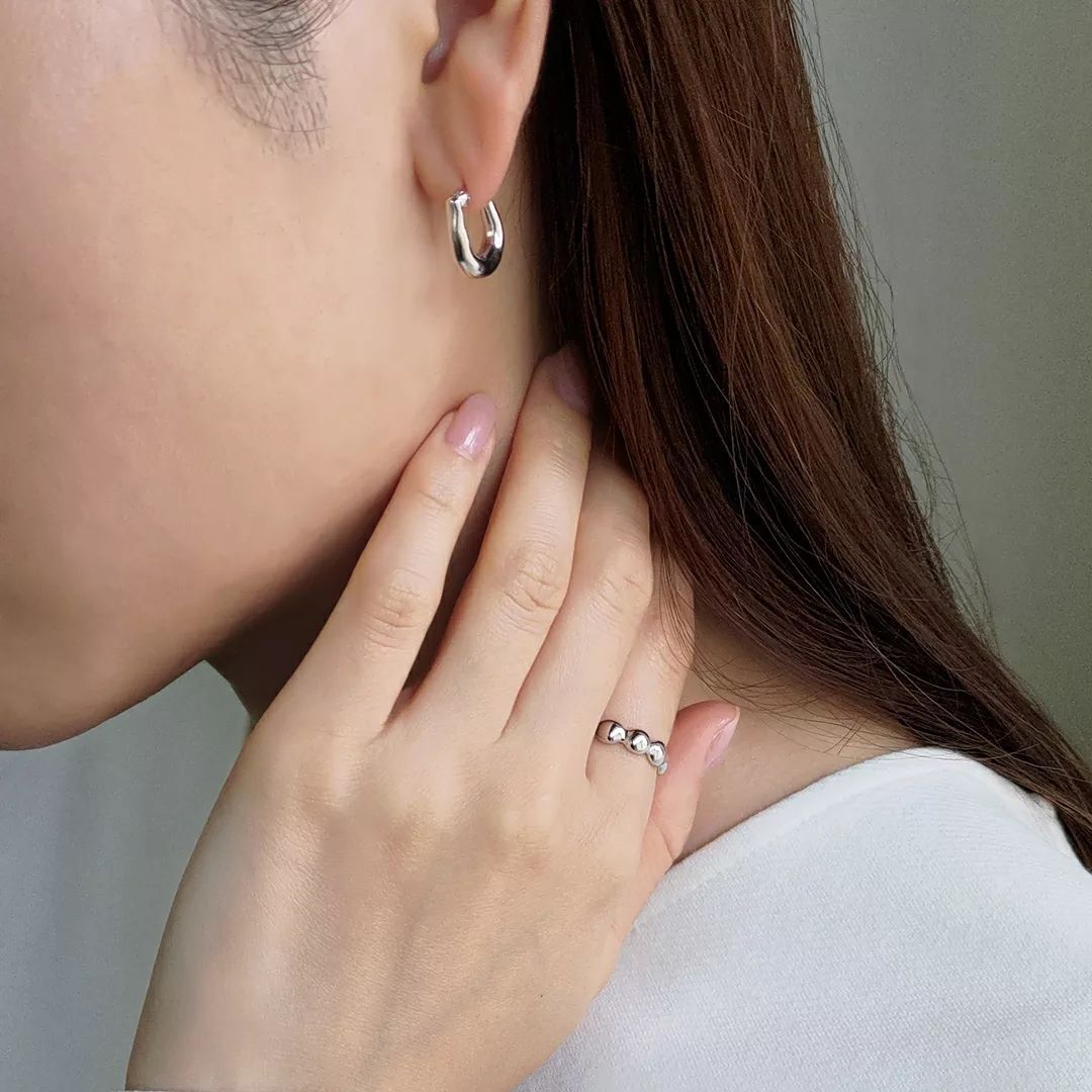  「silver925 ラウンドフォーム スモール リング (ニッケルフリー)」|リング|