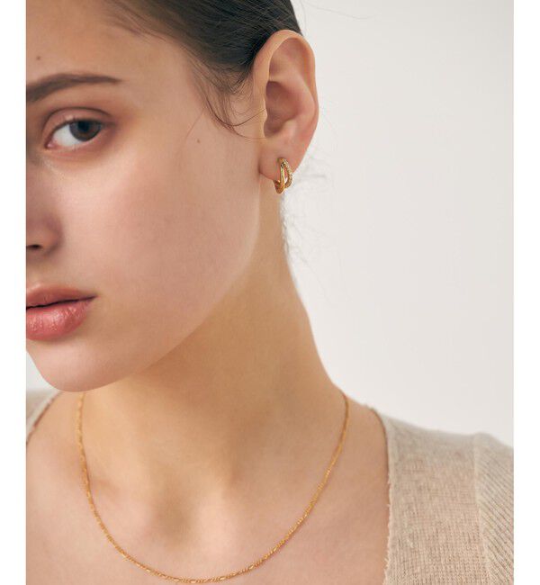 ete「ビジュー ハグピアス」|ピアス|