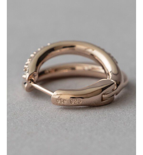 ete「ビジュー ハグピアス」|ピアス|