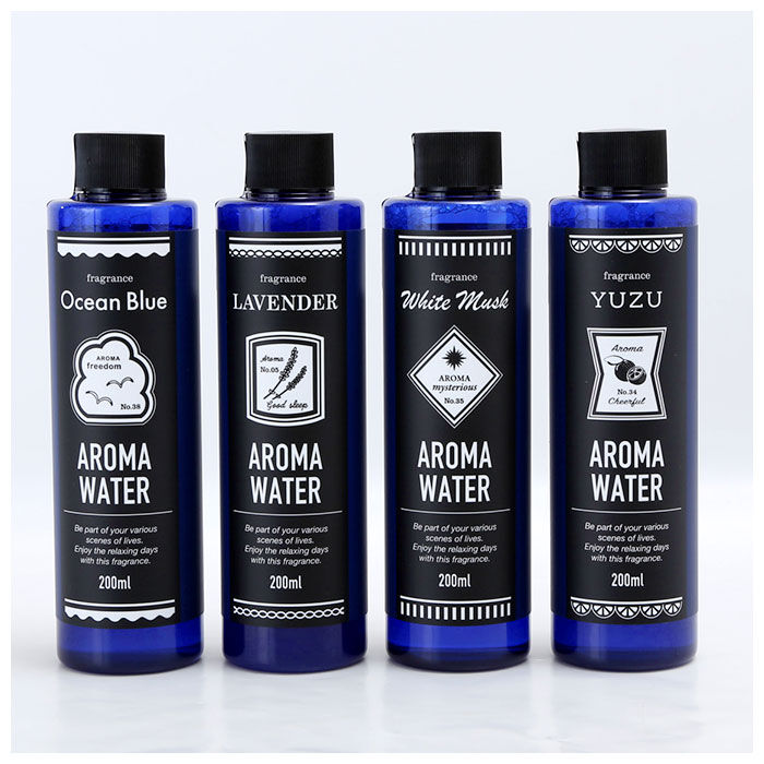 BACKYARD FAMILY「アロマウォーター 加湿器 通販 アロマエッセンス オーシャンブルー ラベンダー ホワイトムスク」|アロマ・ルームフレグランス|