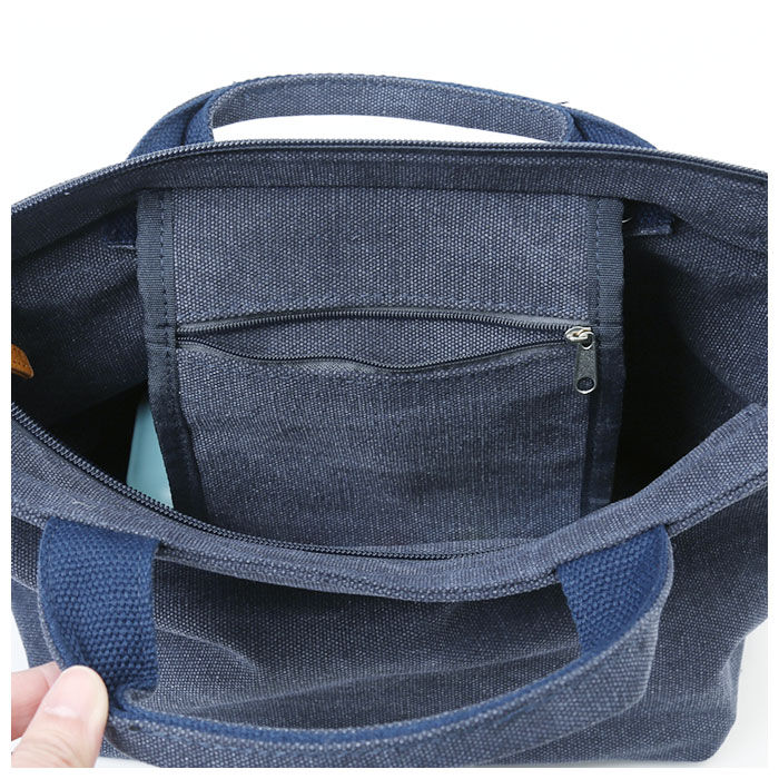 BACKYARD FAMILY「キャンバス トート ファスナー 通販 船形 小さめ ミニ トートバッグ サブバッグ ミニバッグ」|トートバッグ|