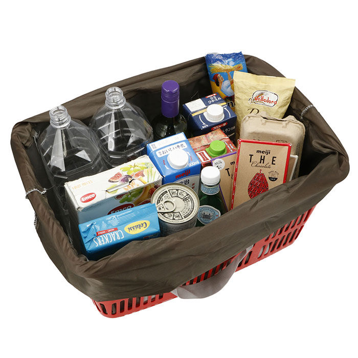 BACKYARD FAMILY「レジカゴ バッグ 大容量 通販 エコバッグ マチ広 カゴ型 おしゃれ かわいい シンプル」|エコバッグ|