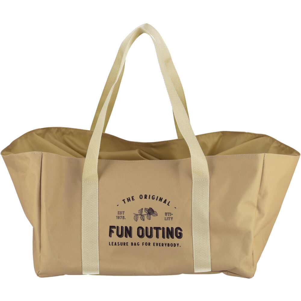 BACKYARD FAMILY「レジカゴ バッグ 大容量 通販 エコバッグ マチ広 カゴ型 おしゃれ かわいい シンプル」|エコバッグ|ベージュ1