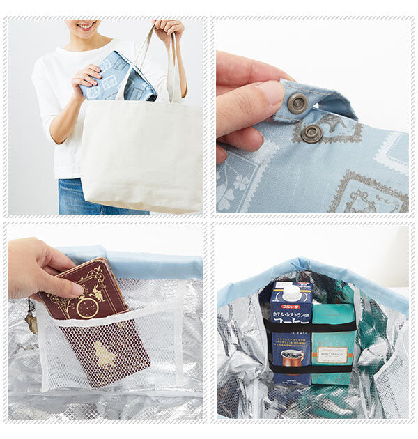 BACKYARD FAMILY「レジカゴ用バッグ tone トーン 通販 折りたたみレジかご用バッグ 保冷バッグ 20l」|エコバッグ|