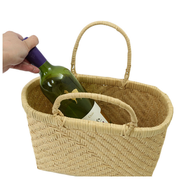 BACKYARD FAMILY「かごバッグ 通販 ラタン バスケット ハンドル カゴバッグ お弁当 ピクニック 夏 春夏 おしゃれ」|かごバッグ|