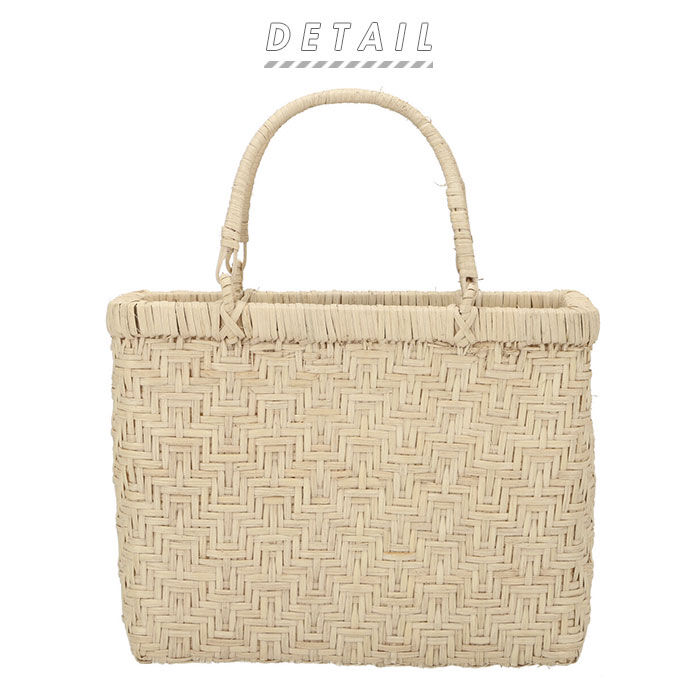 BACKYARD FAMILY「かごバッグ 通販 ラタン バスケット ハンドル カゴバッグ お弁当 ピクニック 夏 春夏 おしゃれ」|かごバッグ|