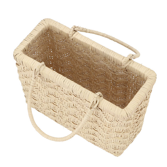 BACKYARD FAMILY「かごバッグ 通販 ラタン バスケット ハンドル カゴバッグ お弁当 ピクニック 夏 春夏 おしゃれ」|かごバッグ|