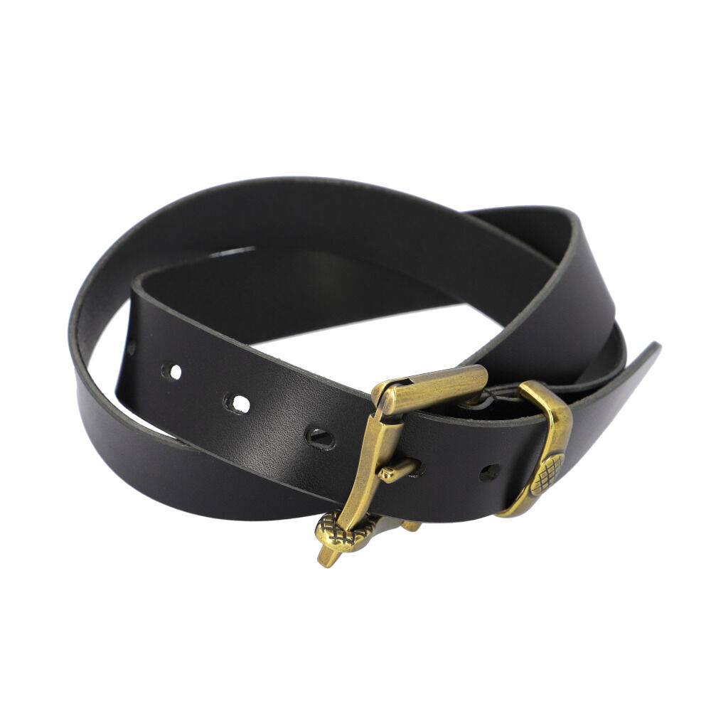 BACKYARD FAMILY「栃木レザー ベルト 通販 メンズ ブランド 革 牛革 おしゃれ ファイヤーマン レザーベルト 幅広」|ベルト|ブラック2