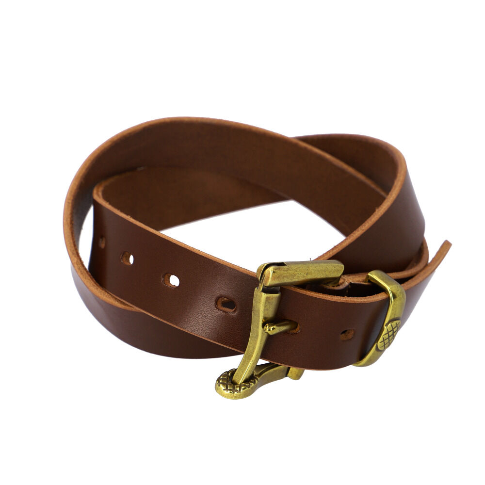 BACKYARD FAMILY「栃木レザー ベルト 通販 メンズ ブランド 革 牛革 おしゃれ ファイヤーマン レザーベルト 幅広」|ベルト|ブラウン2