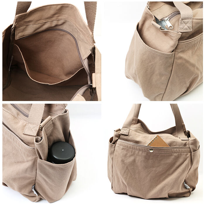 BACKYARD FAMILY「コットン トート ショルダー 通販 フロントタック トートバッグ トートバック ショルダーバッグ」|トートバッグ|