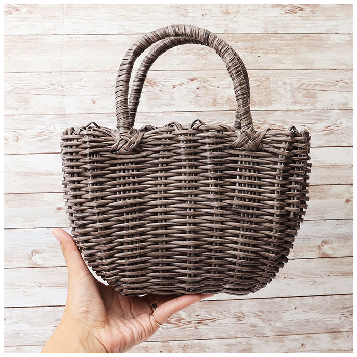 BACKYARD FAMILY「村田屋産 かごバッグ トート 小さめ トートバッグ 通販 かごバック カゴバッグ カゴバック」|かごバッグ|