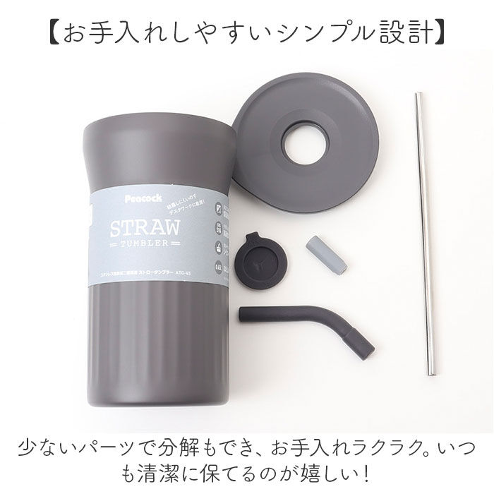 BACKYARD FAMILY「ピーコック Peacock タンブラー ATG-45 通販 ストロータンブラー 保冷 450ml」|食器・キッチングッズ|