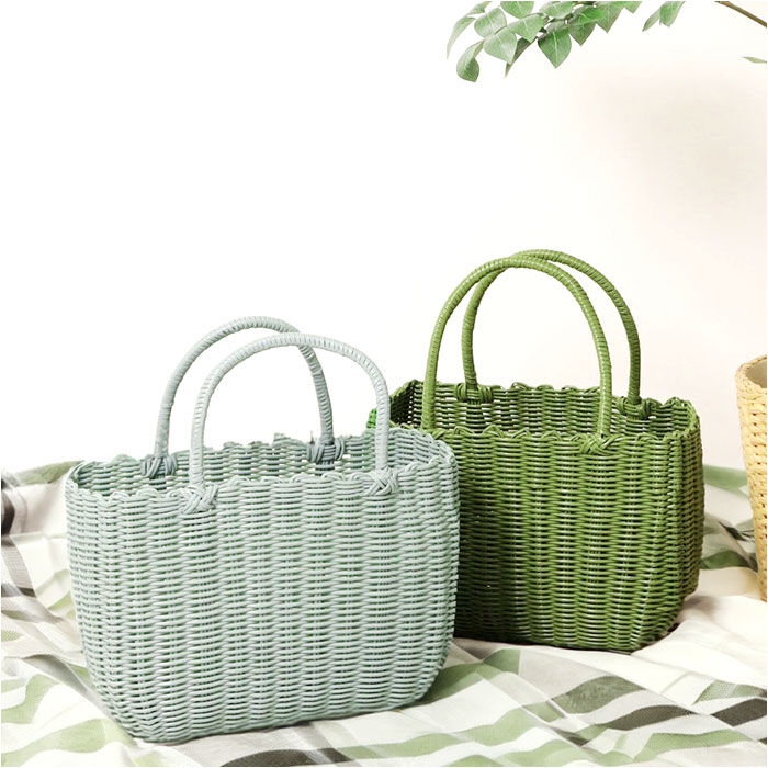 BACKYARD FAMILY「かごバッグ PPバッグ ミドル 通販 カゴバッグ バスケット トート トートバッグ トートバック」|かごバッグ|