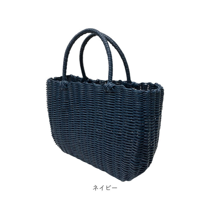 BACKYARD FAMILY「かごバッグ 夏 おしゃれ 通販 カゴバッグ かごバック ビニール 手編み ビニールバッグ カゴ」|かごバッグ|