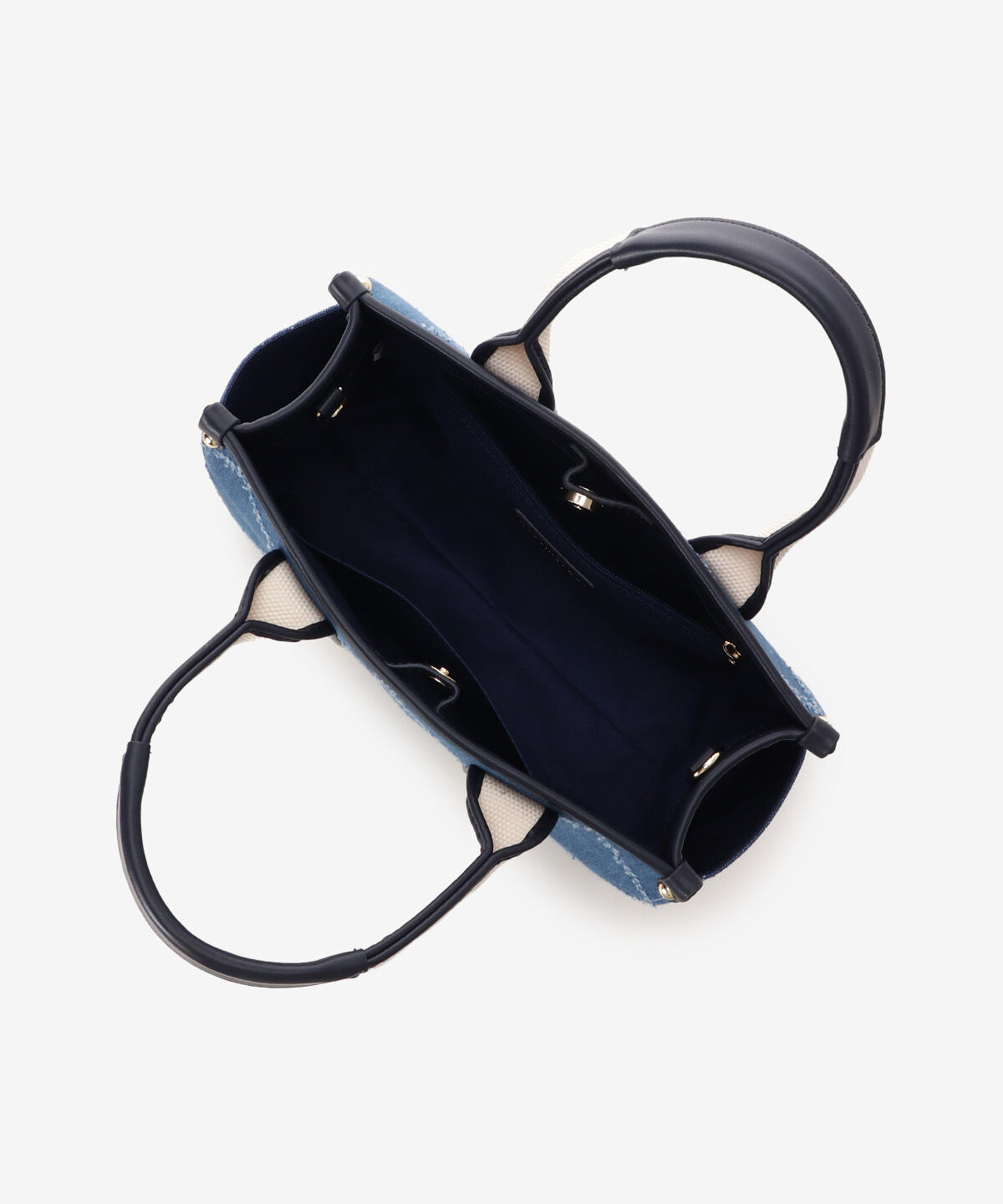 Samantha Vega「ロゴテープデニム風トート（小）」|ハンドバッグ|