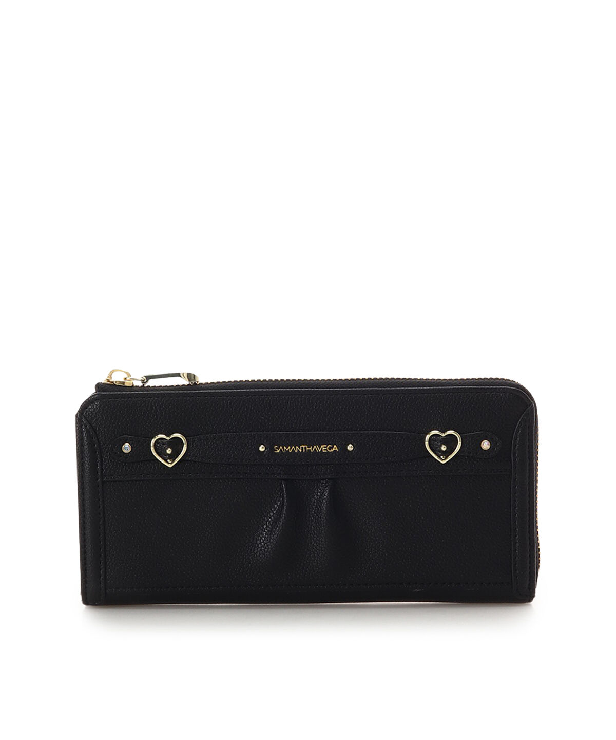 Samantha Vega「ハートベルト長財布」|財布|ブラック