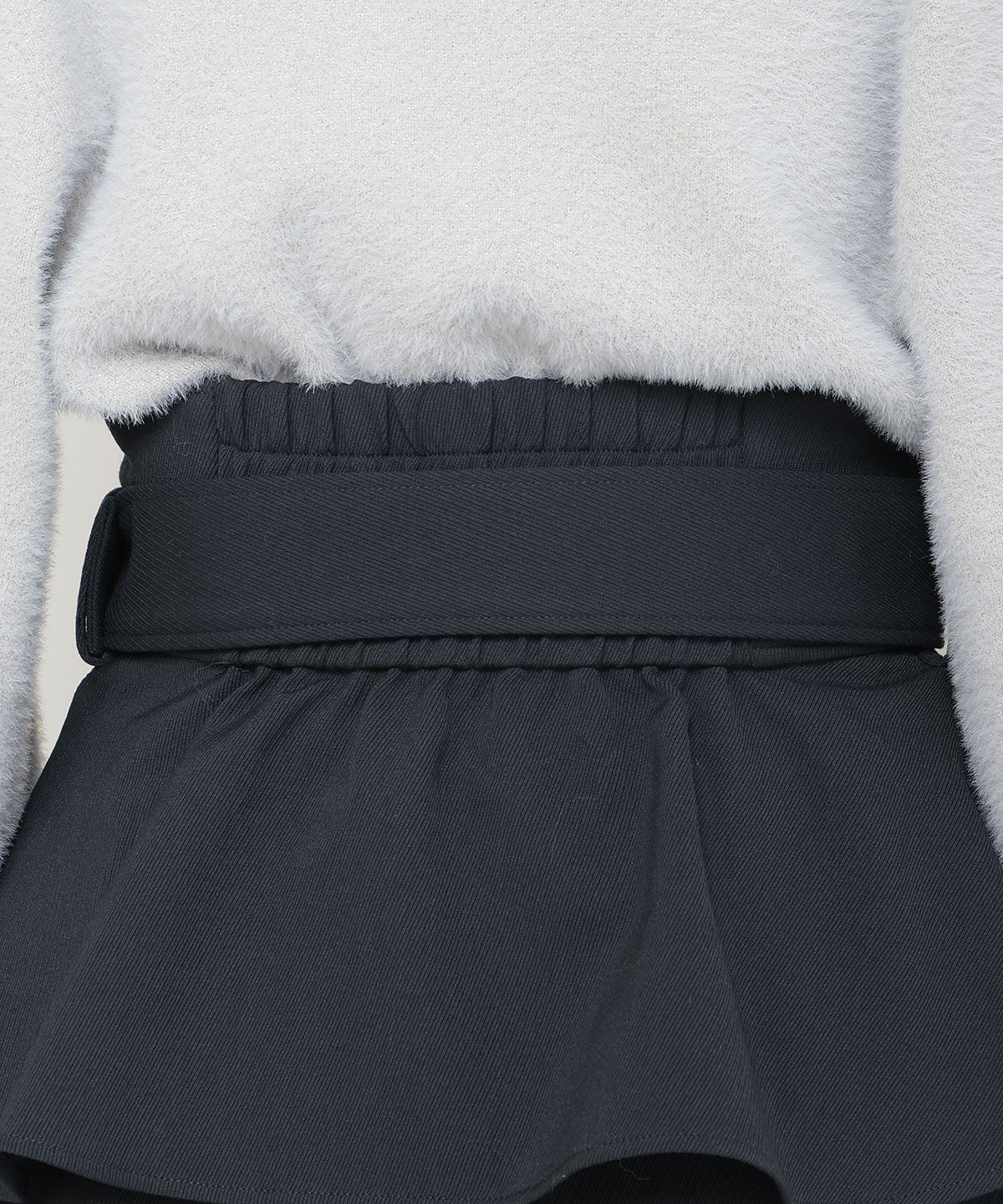 アンドクチュール「コルセットベルトフレアスカート」|フレア|