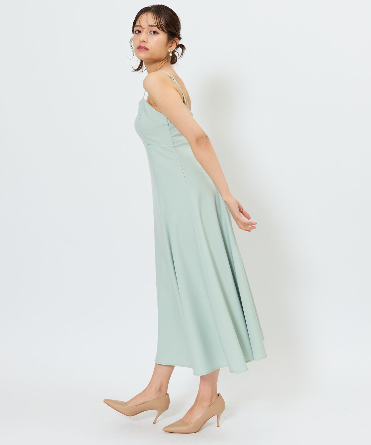 アンドクチュール「リーフレースレイヤードレス」|ドレス|