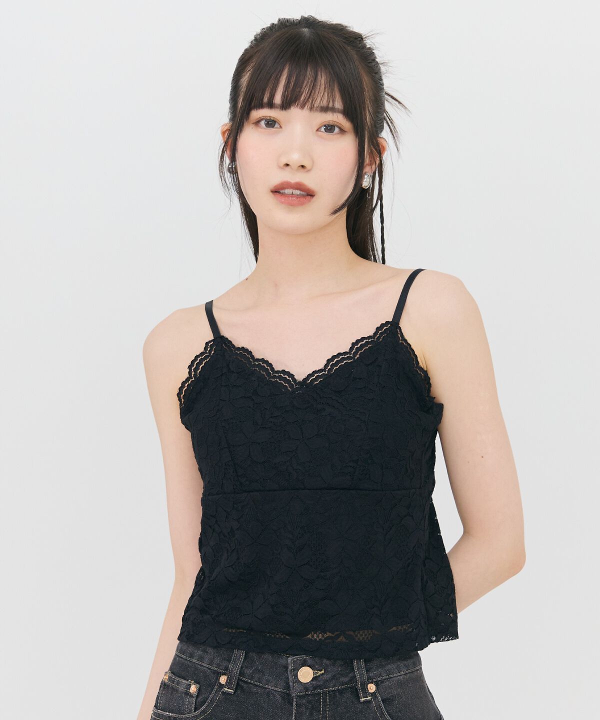 REDYAZEL「カップインレースキャミ」|キャミソール|