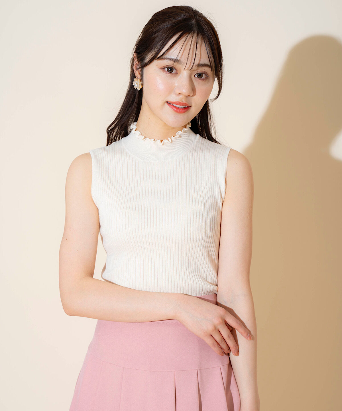 WILLSELECTION「ロゴ刺繍アンサンブル」|ニット・セーター|