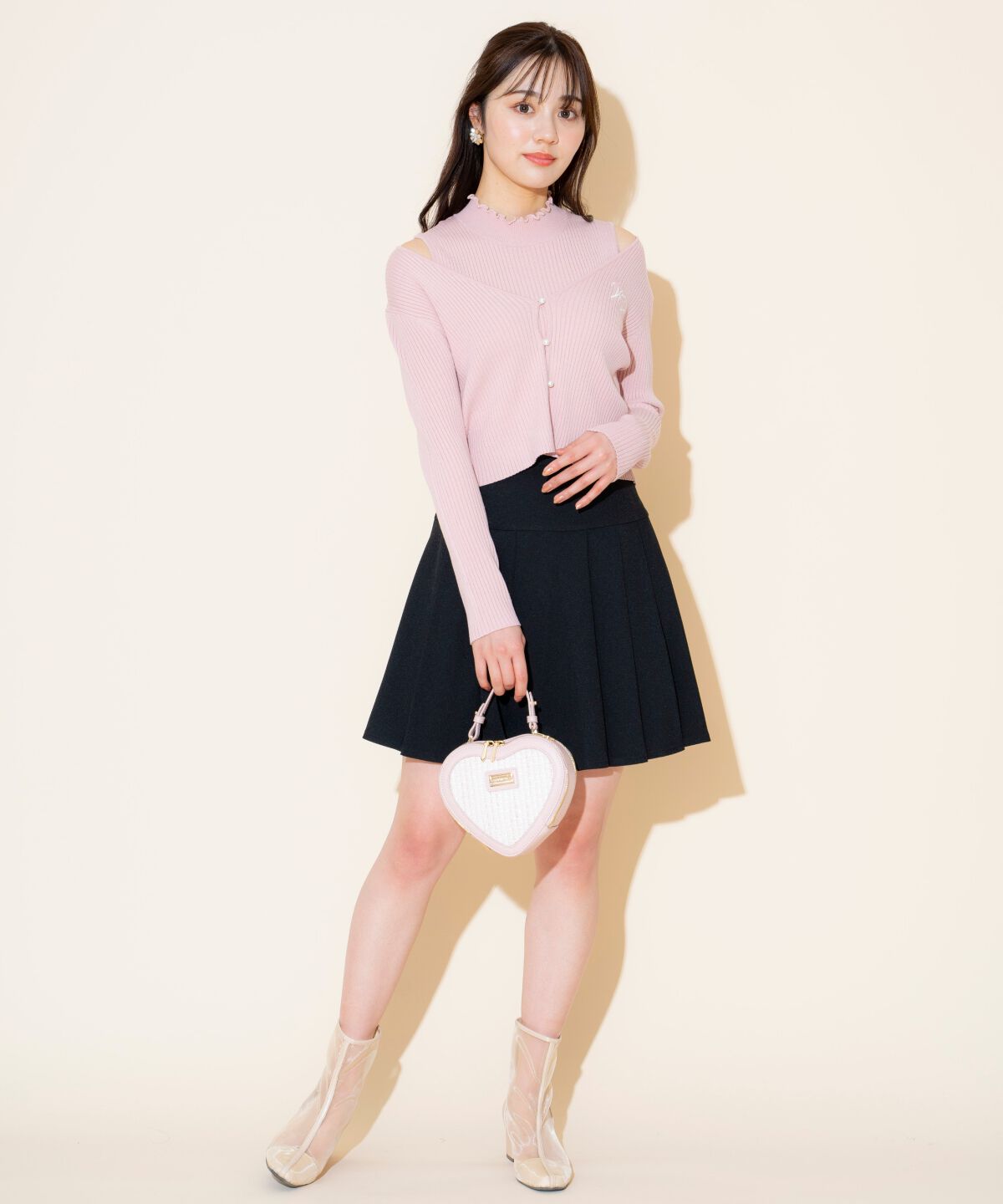 WILLSELECTION「ロゴ刺繍アンサンブル」|ニット・セーター|