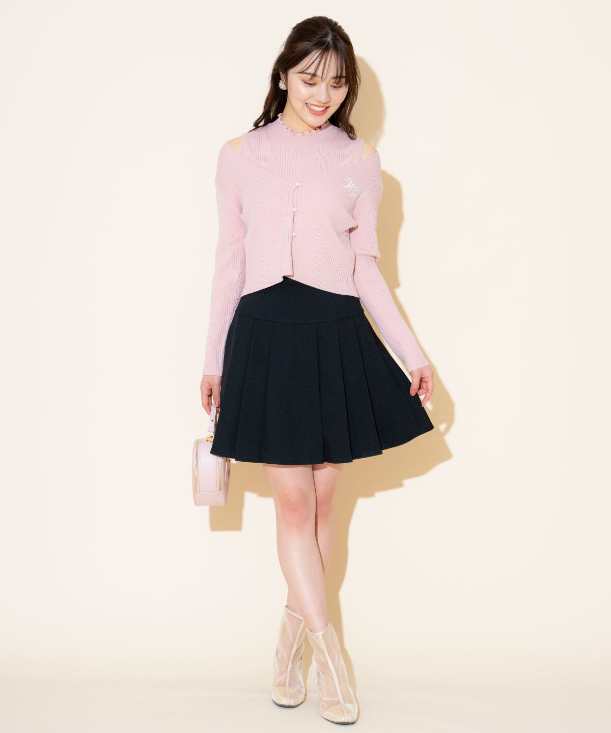 WILLSELECTION「ロゴ刺繍アンサンブル」|ニット・セーター|