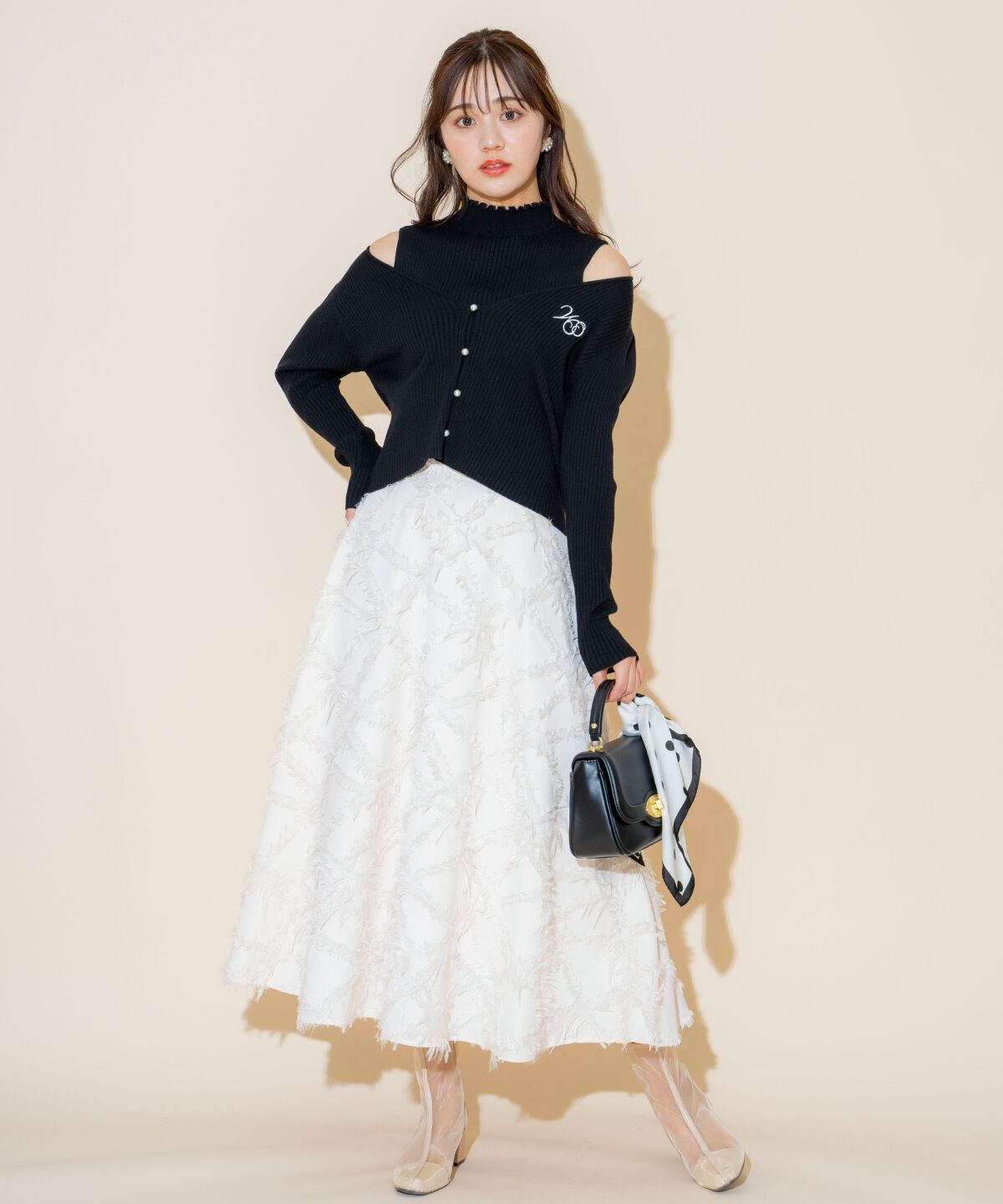 WILLSELECTION「ロゴ刺繍アンサンブル」|ニット・セーター|