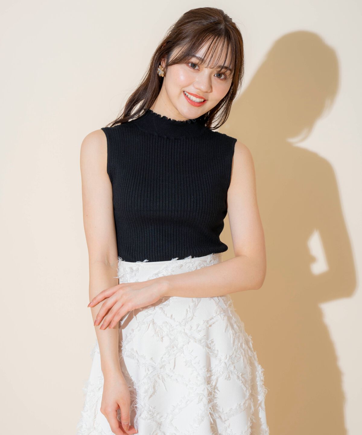 WILLSELECTION「ロゴ刺繍アンサンブル」|ニット・セーター|