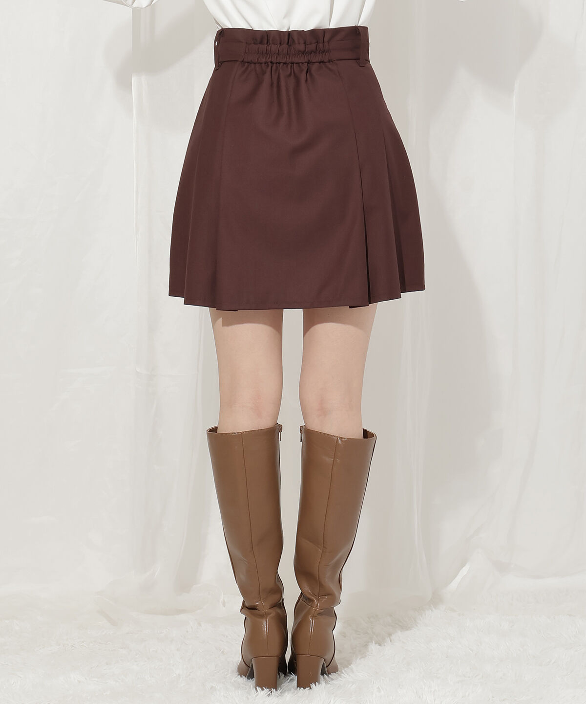 WILLSELECTION「ダブルウエストプリーツスカショーパン」|スカート|