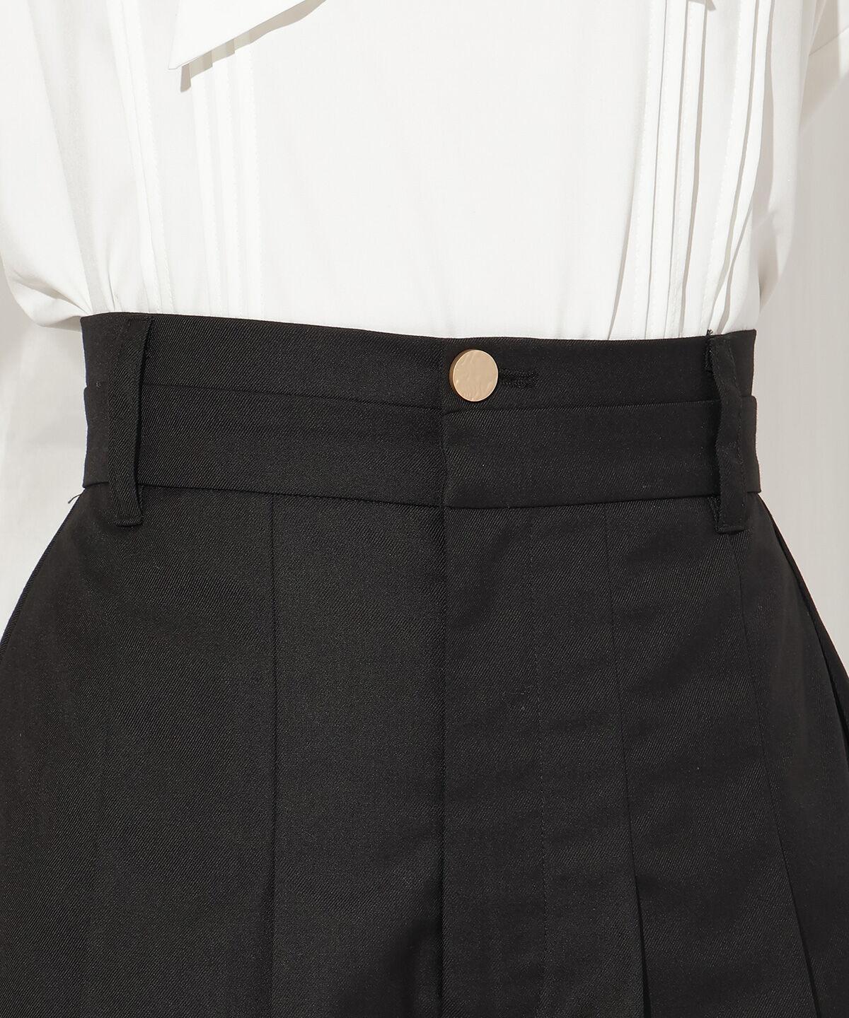 WILLSELECTION「ダブルウエストプリーツスカショーパン」|スカート|