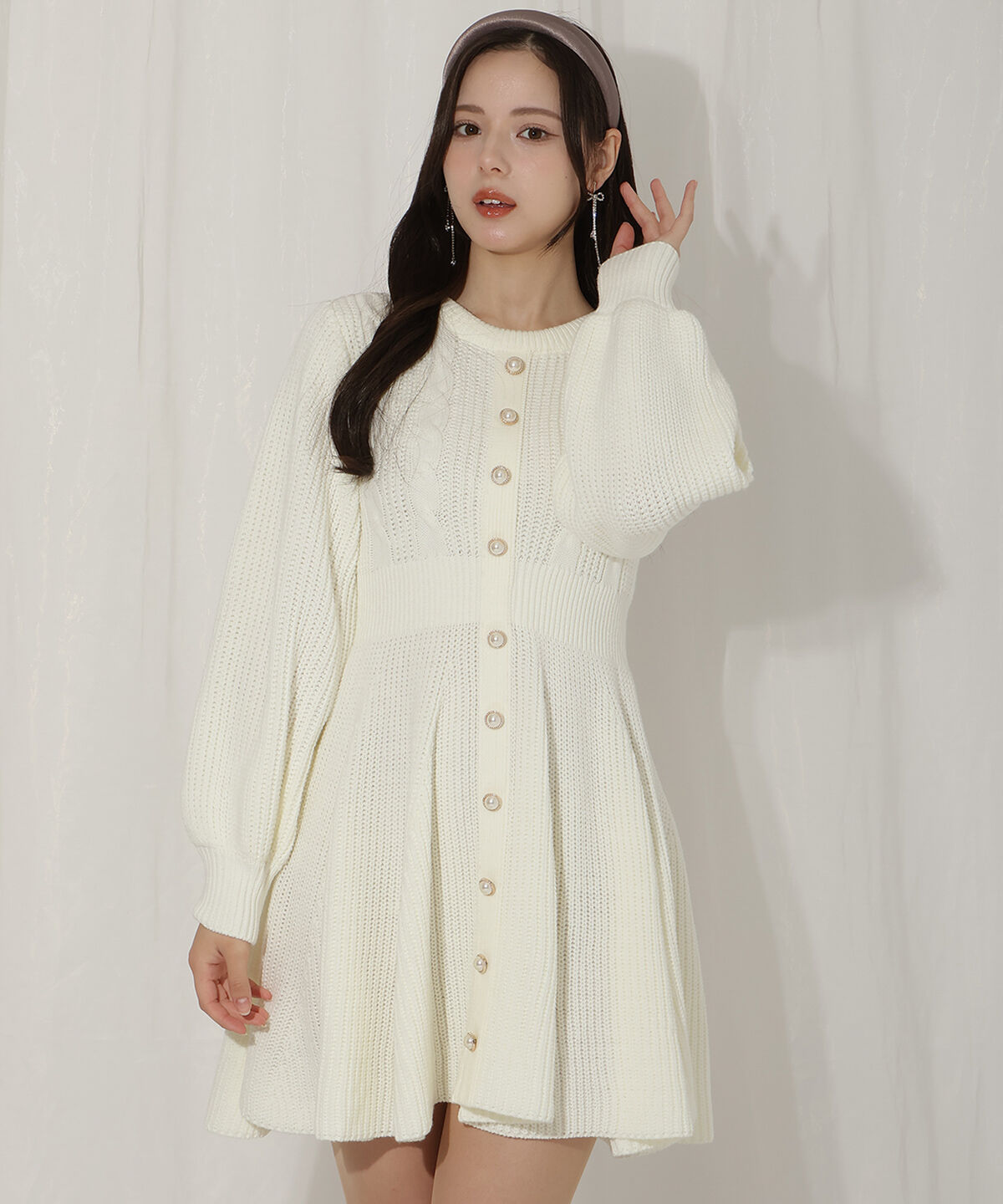 WILLSELECTION「ケーブルニットワンピース」|ワンピース|