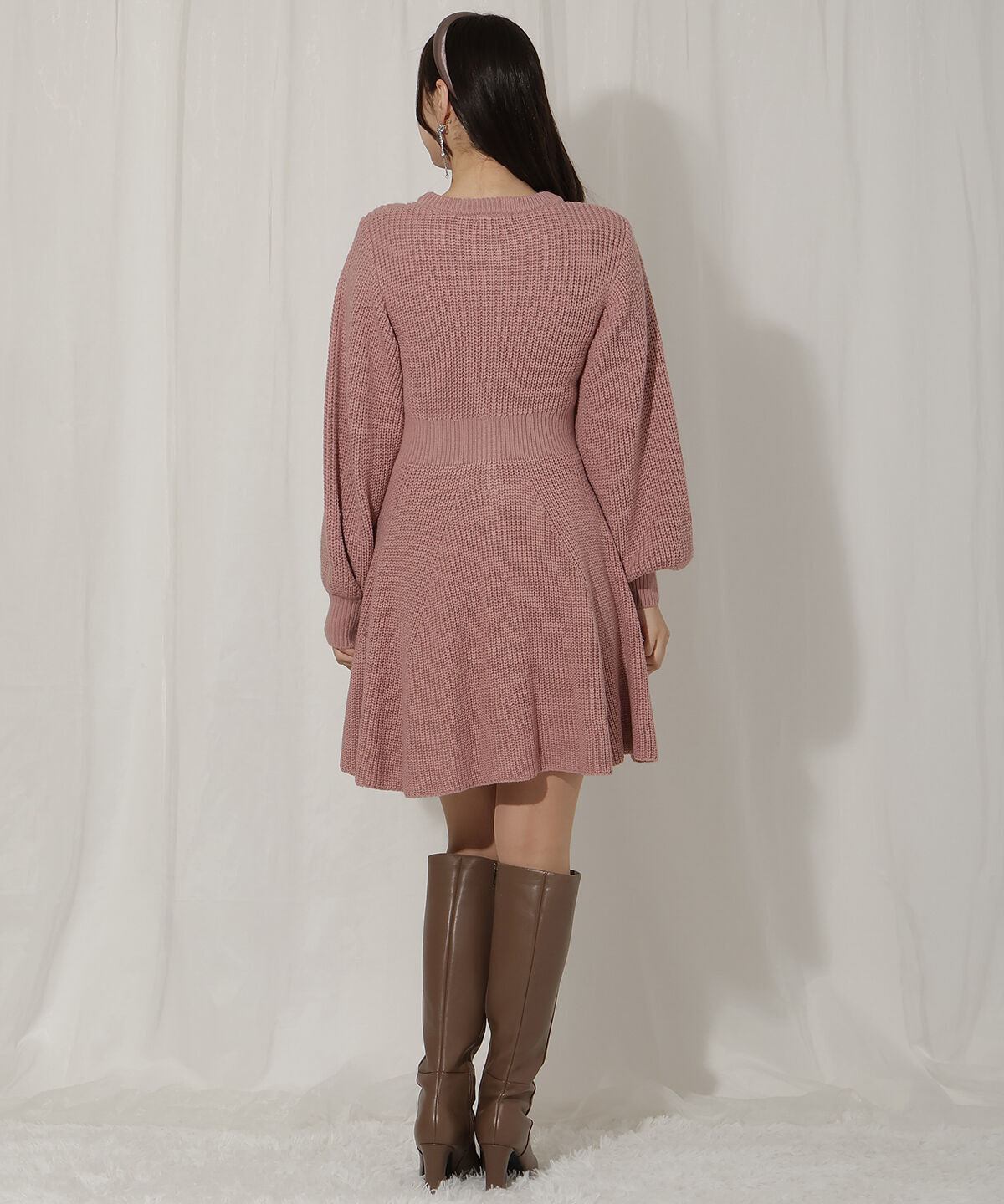 WILLSELECTION「ケーブルニットワンピース」|ワンピース|