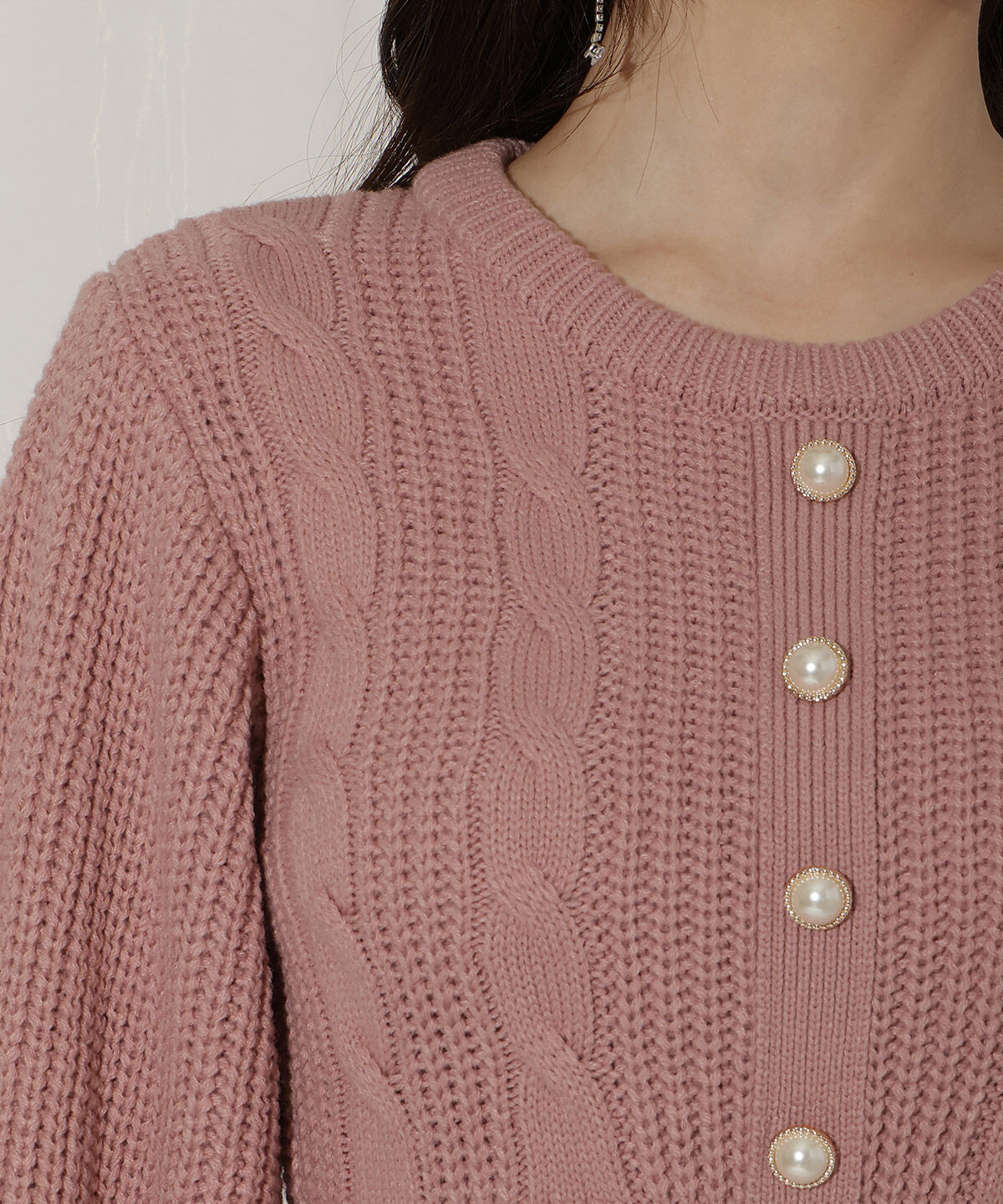 WILLSELECTION「ケーブルニットワンピース」|ワンピース|