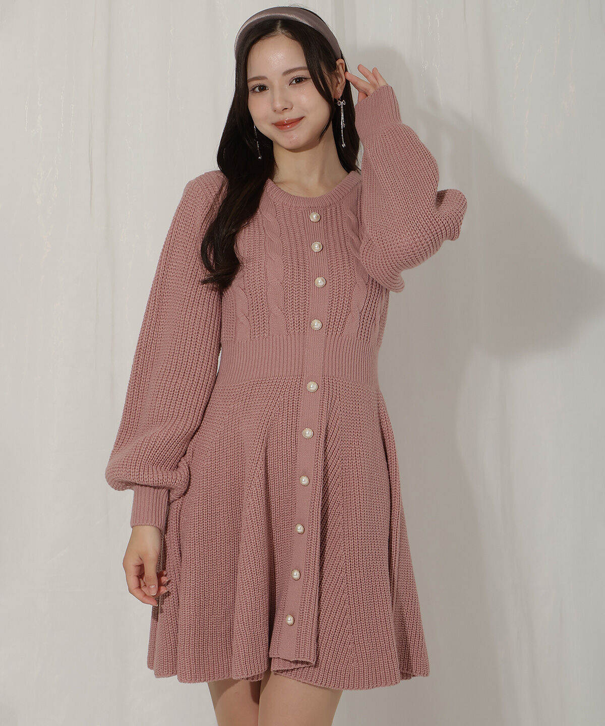 WILLSELECTION「ケーブルニットワンピース」|ワンピース|