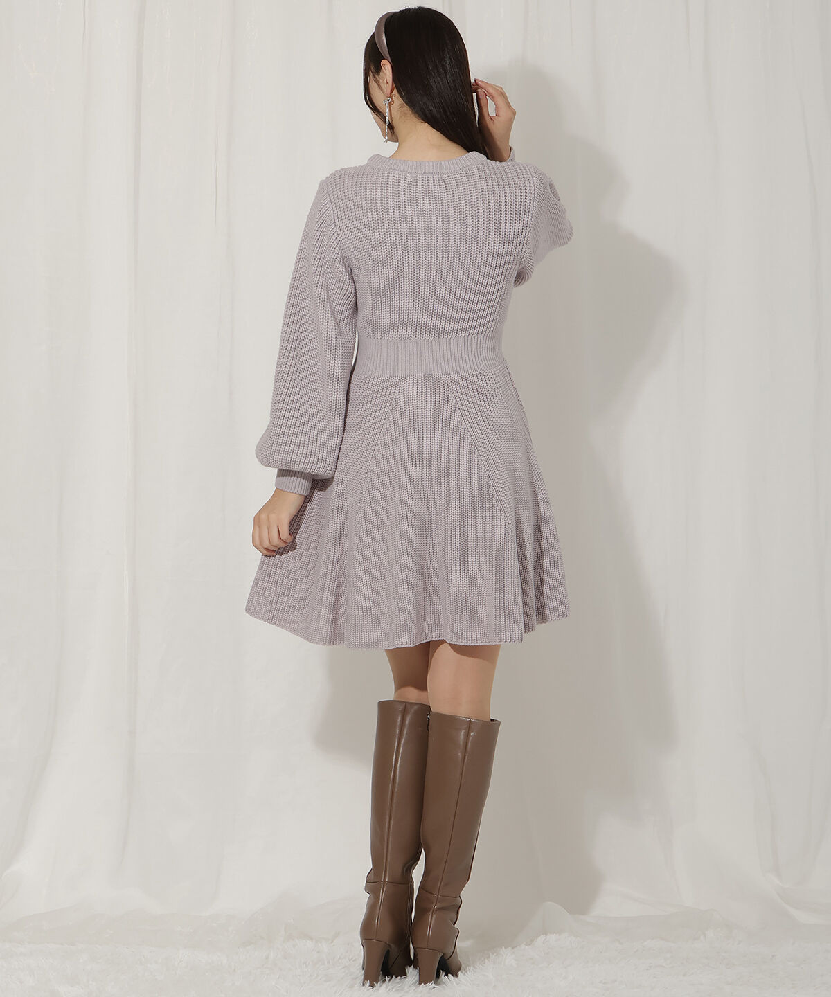 WILLSELECTION「ケーブルニットワンピース」|ワンピース|