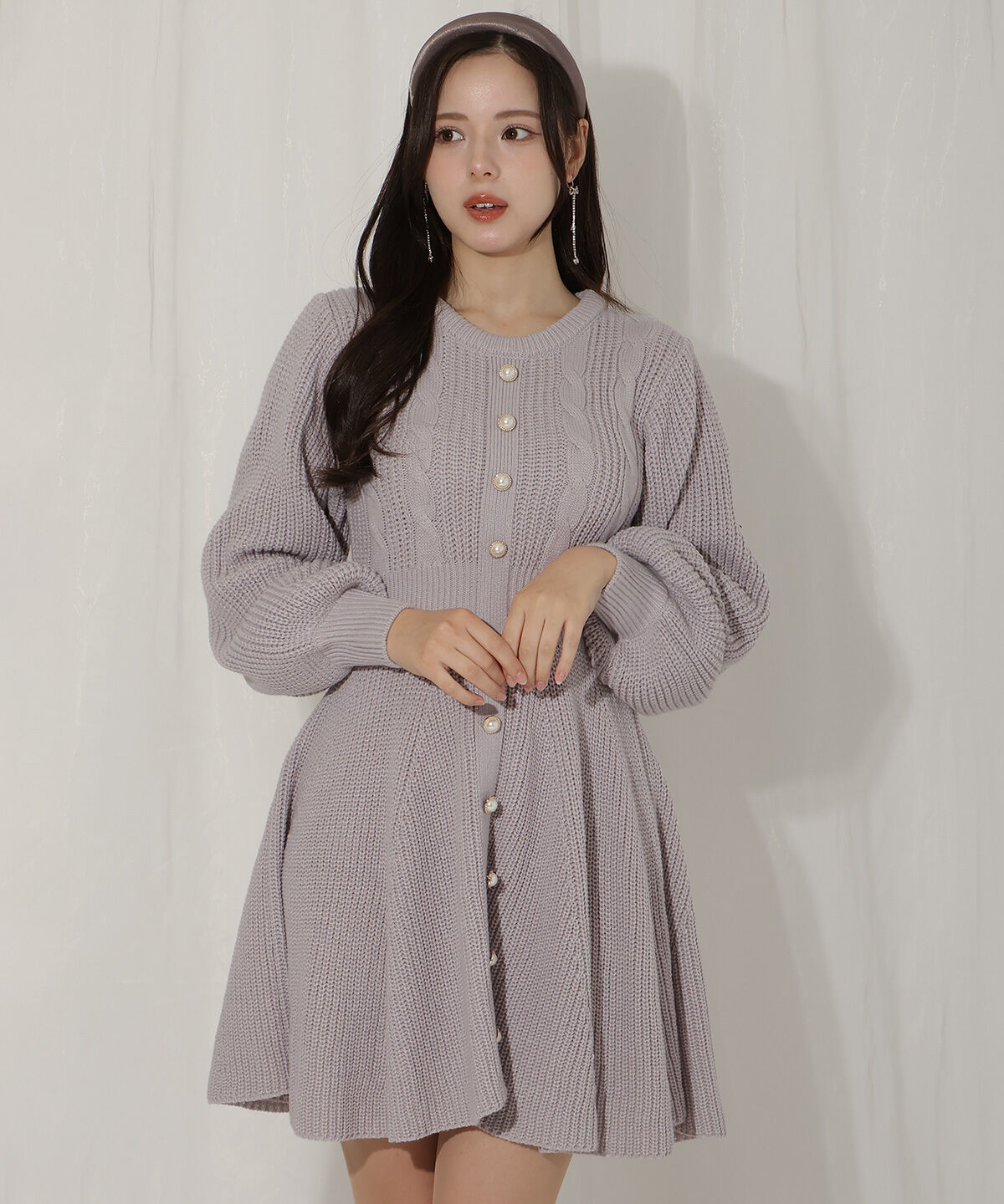 WILLSELECTION「ケーブルニットワンピース」|ワンピース|