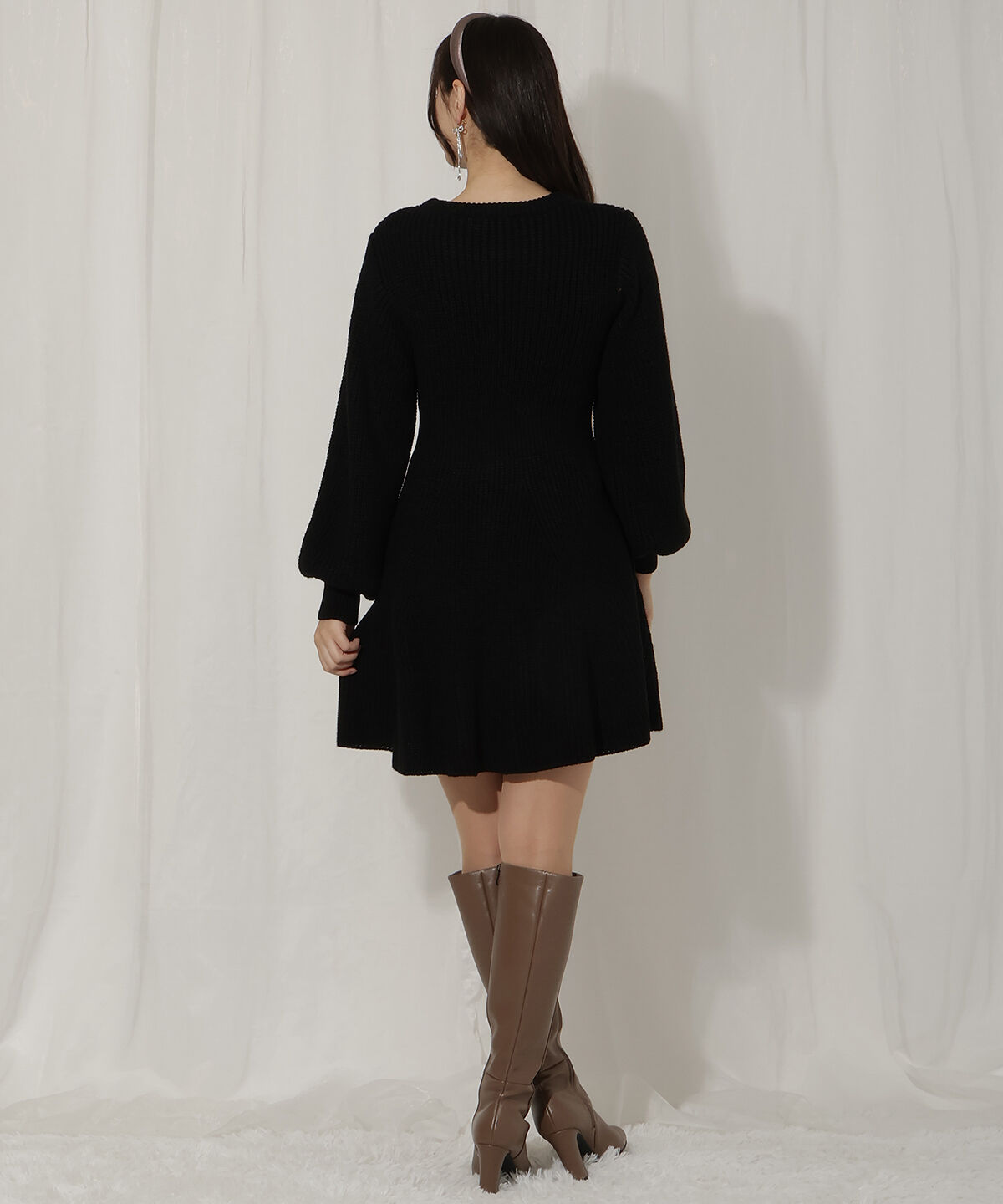 WILLSELECTION「ケーブルニットワンピース」|ワンピース|