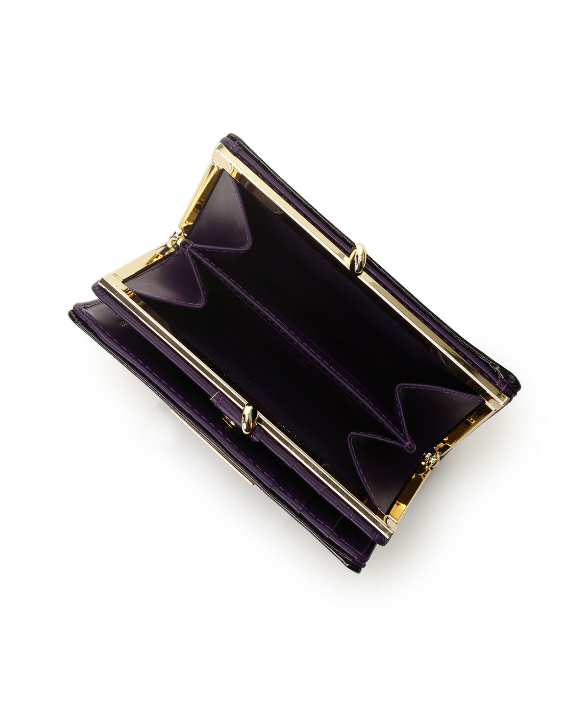 Samantha Thavasa Petit Choice「エナメルハート型押し 折財布」|財布|