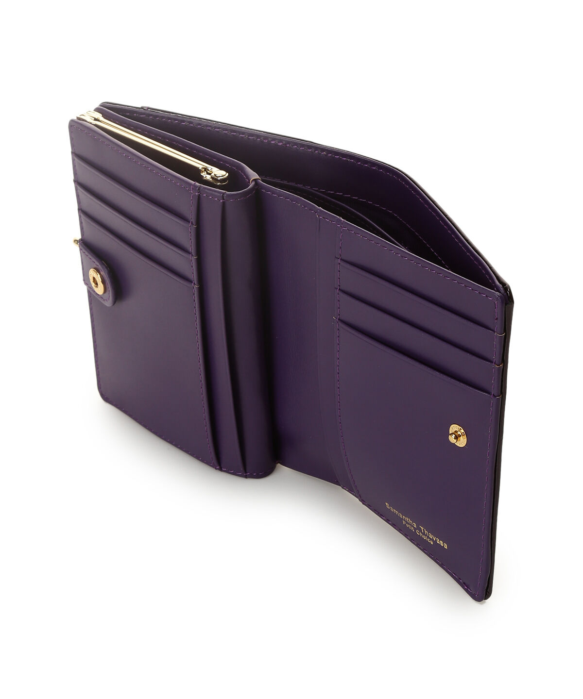 Samantha Thavasa Petit Choice「エナメルハート型押し 折財布」|財布|