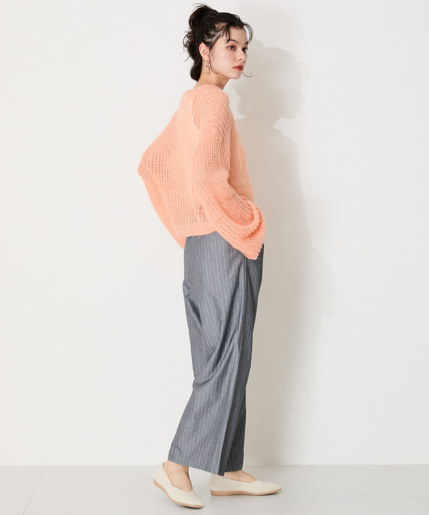 ORiental TRaffic「【洗濯OK】 ニットパンプス /R-3215 軽量 フラット ニット 通気性 柔らかい」|パンプス|