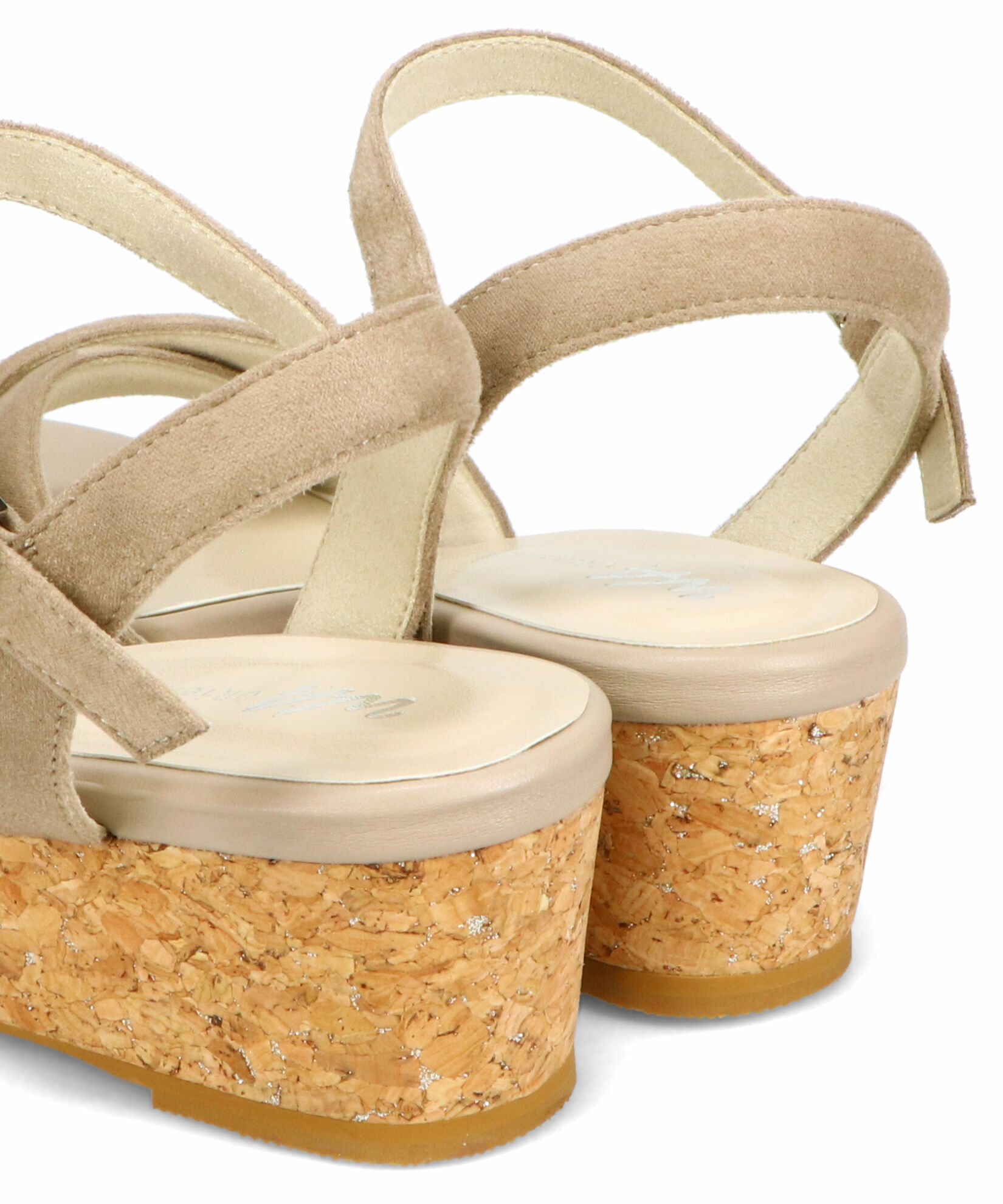 WA Oriental TRaffic「●2025春夏新作●アーモンドトゥクロスウエッジサンダル/52201 サンダル トレンド 人気 クッション」|サンダル|