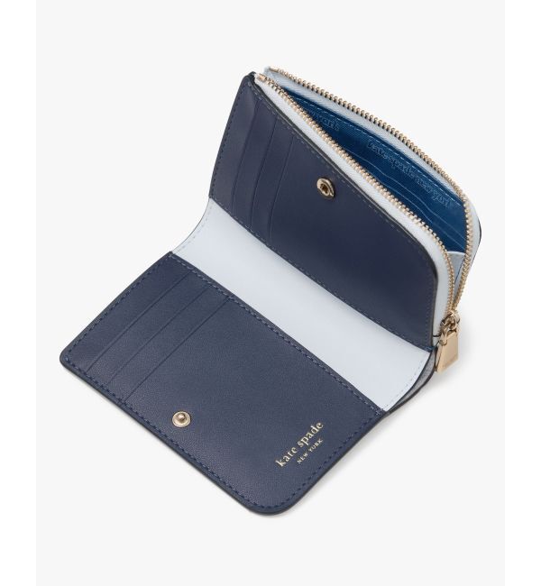 kate spade new york「アヴァ カラーブロックド ジップ バイフォールド ウォレット」|財布|